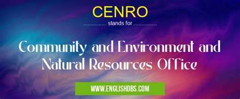 cenro meaning philippines